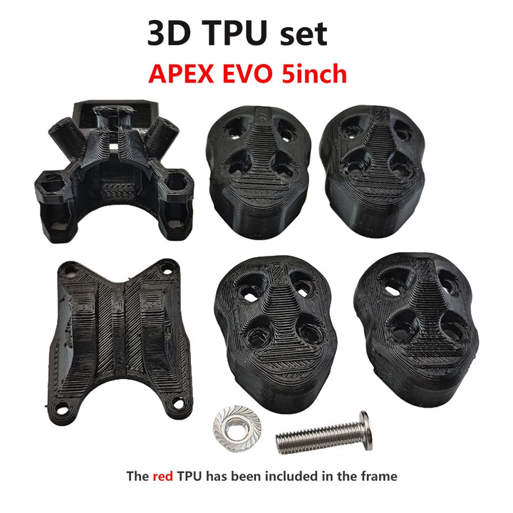 APEX EVO  Frame Kit Quadcopter for CADDX Vista Polar Nebula Pro RunCam Link Phoenix DJI O3 Air Unit 2306 Motor