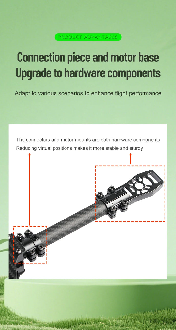 X400 X450 X500 X550 Carbon Fiber Quadcopter Frame Kit, 4-Axis FPV Training Drone for 8-13 Inch Propeller