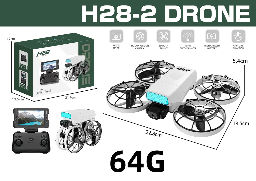 GPS Drone 8K HD Dual Camera｜Optical Flow Obstacle Avoidance｜5G WiFi FPV｜Foldable Brushless Motor｜20mins Flight 1200m Range