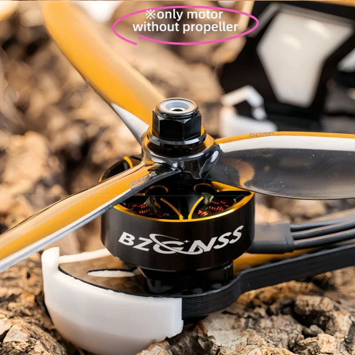 BZGNSS 2207 1960KV brushless Motor - 6S Turbo-Cooled for 5 inch FPV Racing Drones | Smooth Freestyle Performance (Gradient Camo)