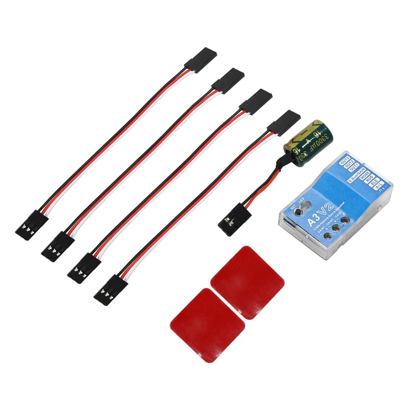 A3 V2 flight controller stabilizer 4 flight modes for RC airplane Airplane RC Metal gift accessory for RC lovers