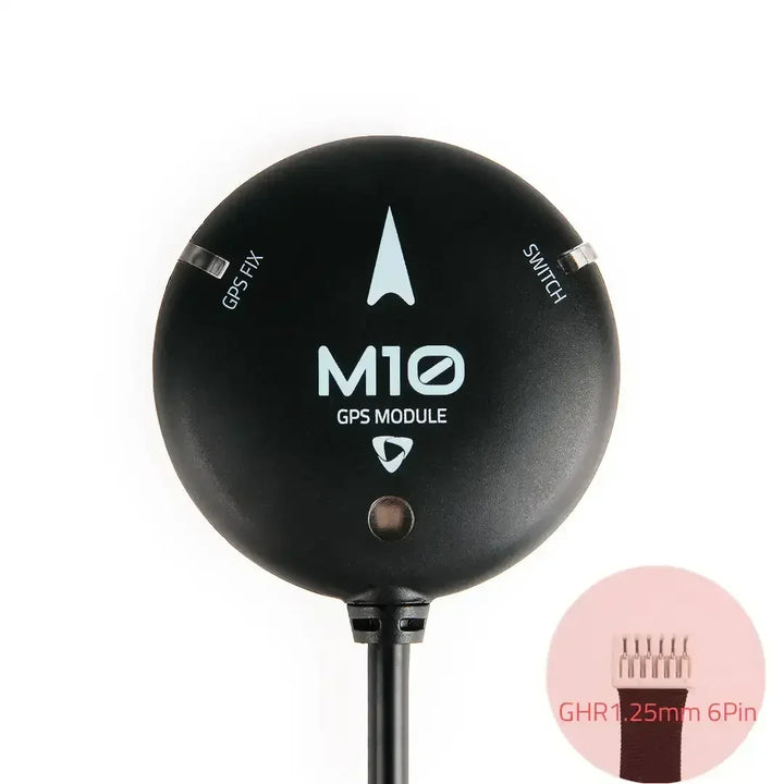 Holybro M10 GPS Module — u-blox M10, 4-Constellation GNSS, IST8310 Compass, LED, Buzzer