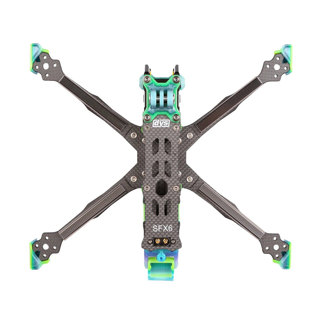 DYS Freestyle FPV Drone Frame Kit Carbon Fiber 6 Inch Support DJI O3 Air Unit for RC FPV Racing Drone