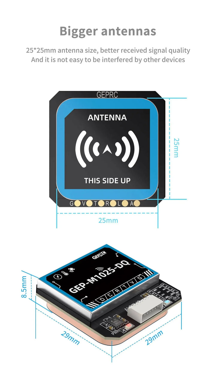 GEPRC GEP-M1025 Series GPS Module GEP-M1025 / GEP-M1025Q / GEP-M1025-DQ / GEP-M1025-MQ /GEP-M1025I /GEP-M1025-DI /GEP-M1025-MI