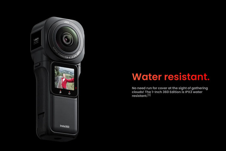 Insta360 ONE RS 1-Inch 360 Edition — 6K 360°, Dual 1" Sensors, 48MP, FlowState, Night Shot, 5m Waterproof, 1445mAh, microSD 512GB