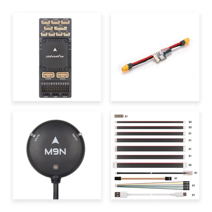 Holybro Pixhawk 5X Flight Controller — STM32F765, FMU v5X, PX4 & ArduPilot, Standard & Mini Baseboard, M9N/M10 GPS Bundles