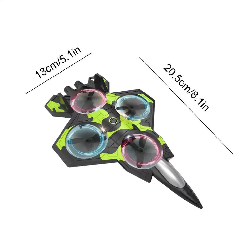 RC Foam Fighter Drone - Gravity Sensing Glider Helicopter Toy