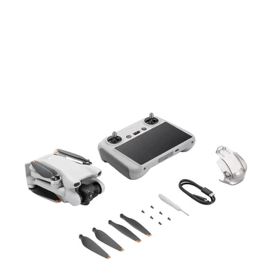 DJI Mini 3 Drone Kit — with RC Remote (Screen), 4K HDR, 1/1.3" Sensor, 3-Axis Gimbal, 248g, 10km O3, True Vertical Shooting, Brand New Unactivated