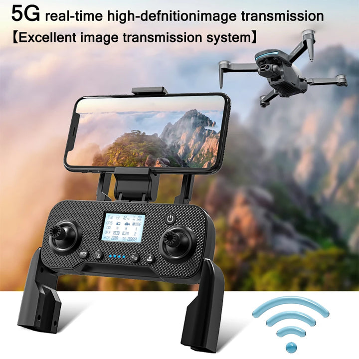 New L200 Pro Max Professional Drone  2-Axis PTZ 4K EIS HD Dual Camera Brushless Obstacle Avoidance GPS 5G FPV Quadcopter Drones