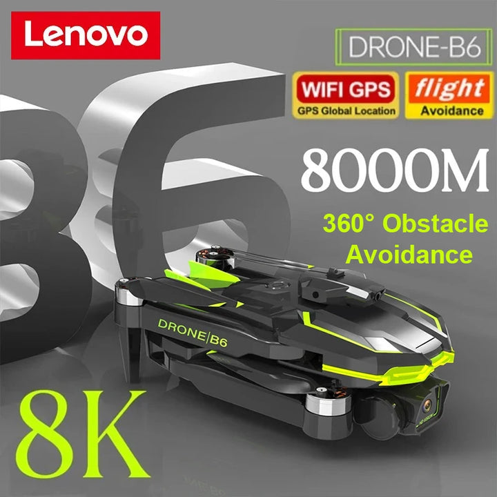 Lenovo B6 Drone Race Brushless Motor Dual Professional Aerial Photography Obstacle Avoidance Four-Axis RC Plane for Adults Child