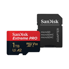 SanDisk Extreme Pro microSD Card | U3, V30, A2, 4K