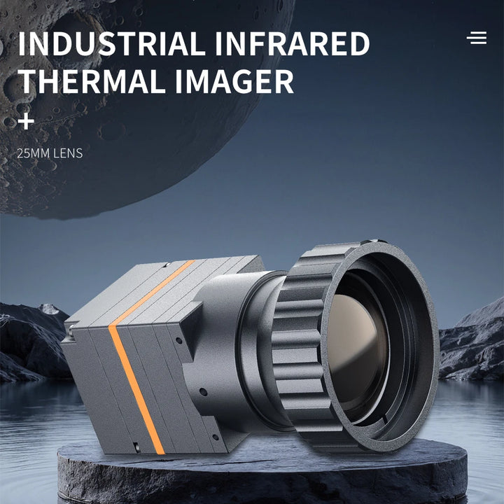 384x288 VOx Uncooled LWIR Thermal Camera,Industry Infrared Thermal Imager,CVBS Output,For UAV, Security & Outdoor Monitoring