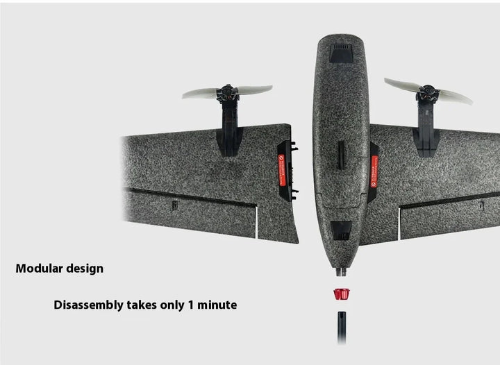 Heewing Assassin T-1 Vtol Vertical Takeoff Pnp With Flight Control Fpv Fixed Wing Y3 Vertical Takeoff And Landing Aircraft