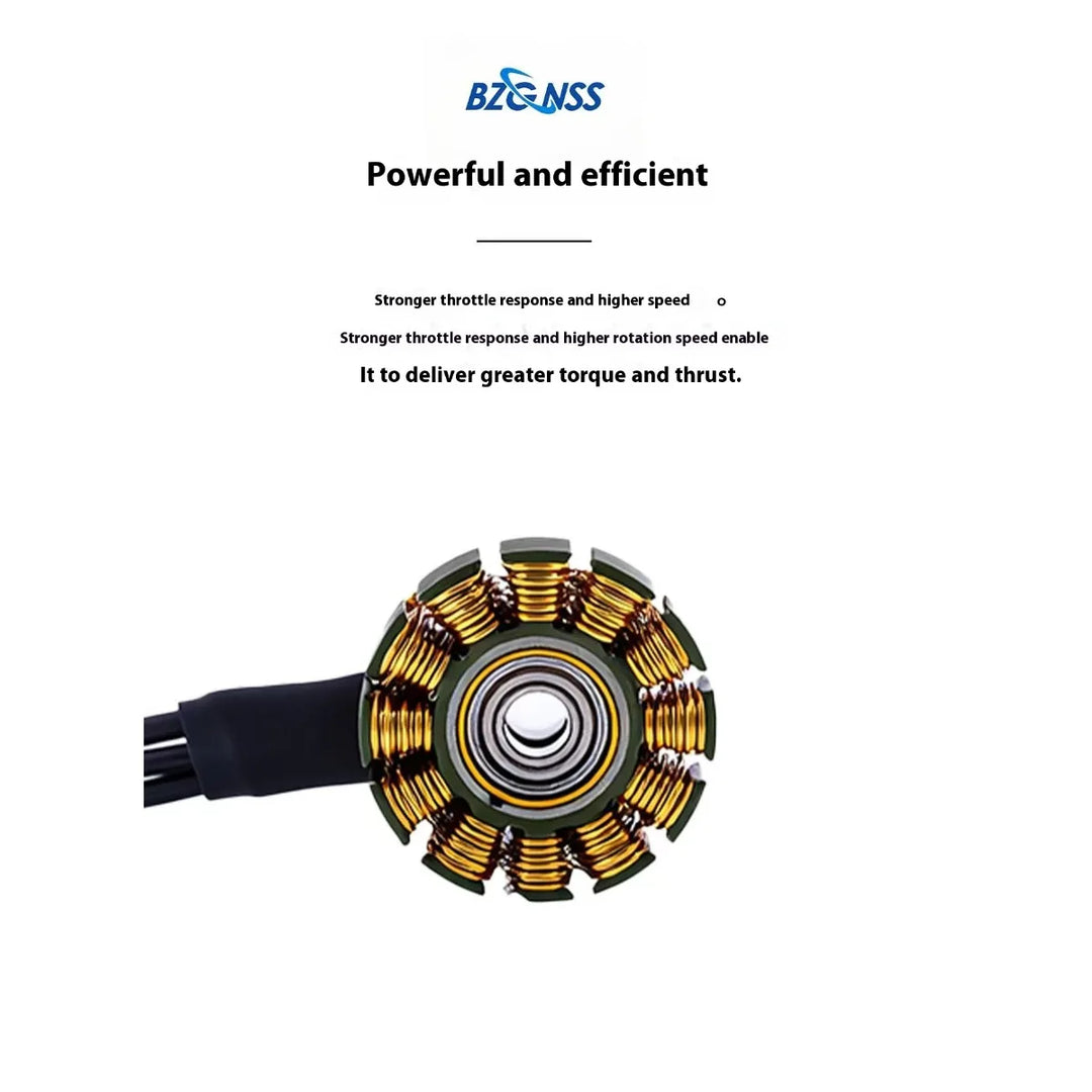 FlyWarp 2207 1960KV brushless Motor - 6S Turbo-Cooled for 5 inch FPV Racing Drones Smooth Freestyle Performance Phoenix pattern