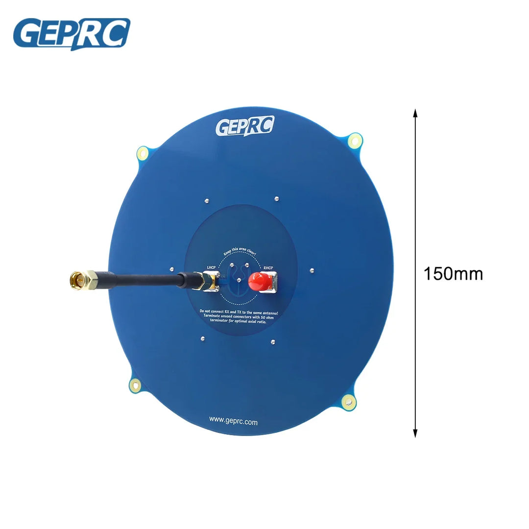 GEPRC Triple Feed Patch Array 5.8G 14DBI Circular Polarized FPV Antenna Compatible RHCP LHCP for RC Drone