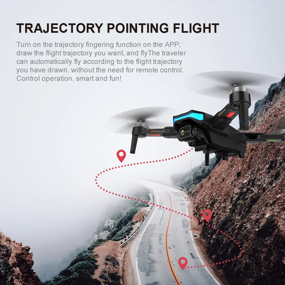 F188 Drone with 5G Wifi GPS Brushless Motor 6K HD Camera Long Flying Time Remote Control Quadcopter