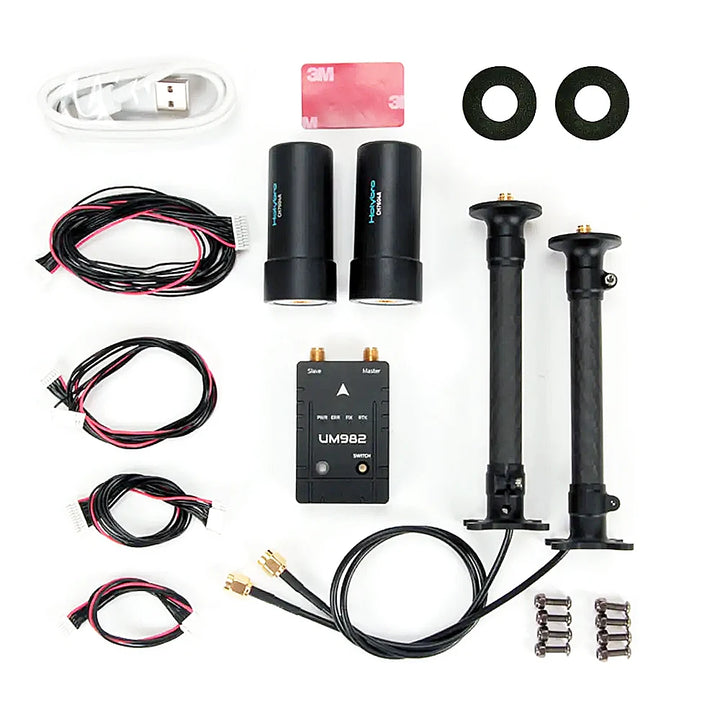 HolyBro H-RTK Unicore UM982 — Dual Antenna RTK GPS, Moving Baseline Yaw, 0.8cm RTK Accuracy, 20Hz, IST8310 Compass, for Pixhawk & UAV Autopilots