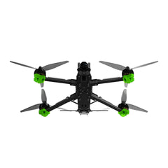 iFlight Nazgul Evoque F7, top view with four propellers and green motor guards