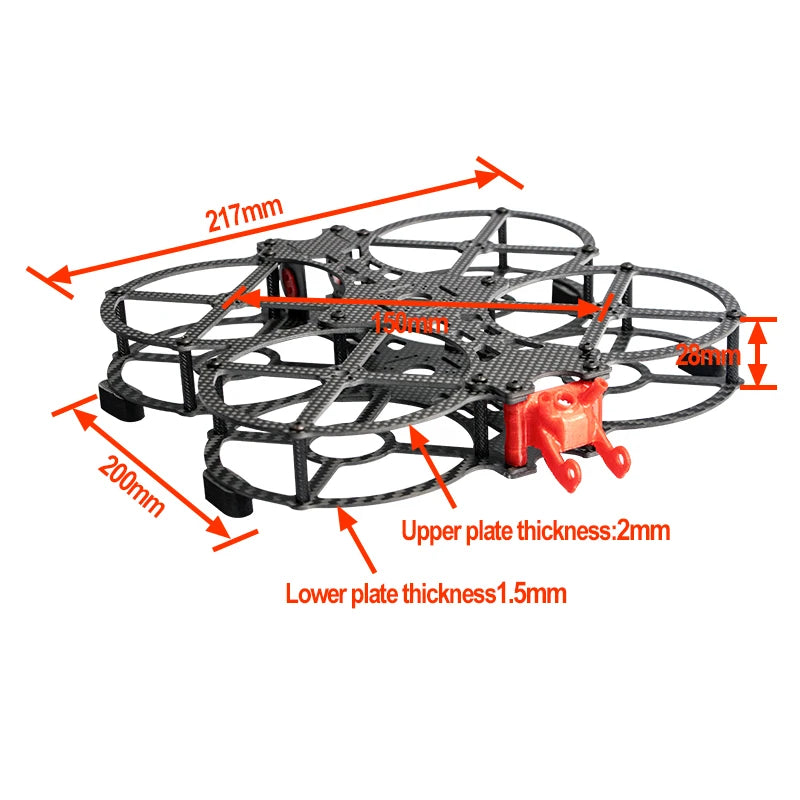 3.5-inch circle machine drone accessories remote control aircraft parts