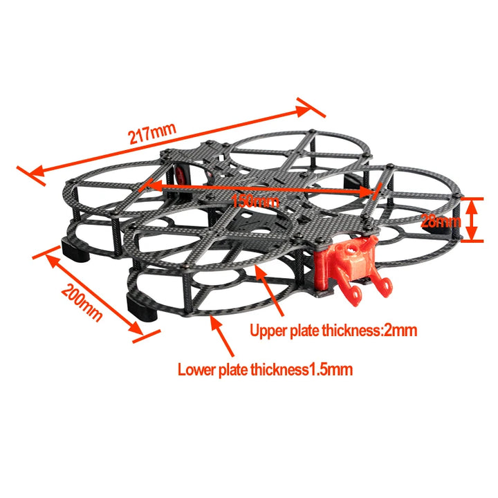 3.5-inch circle machine drone accessories remote control aircraft parts