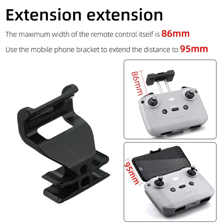 Expansion Bracket for DJI Mavic 3/Air 2S/Air 2/Mini 2/Mini 3 Pro/Air 3/Neo/Flip Drone Remote Control Tablet Holder Phone Holder