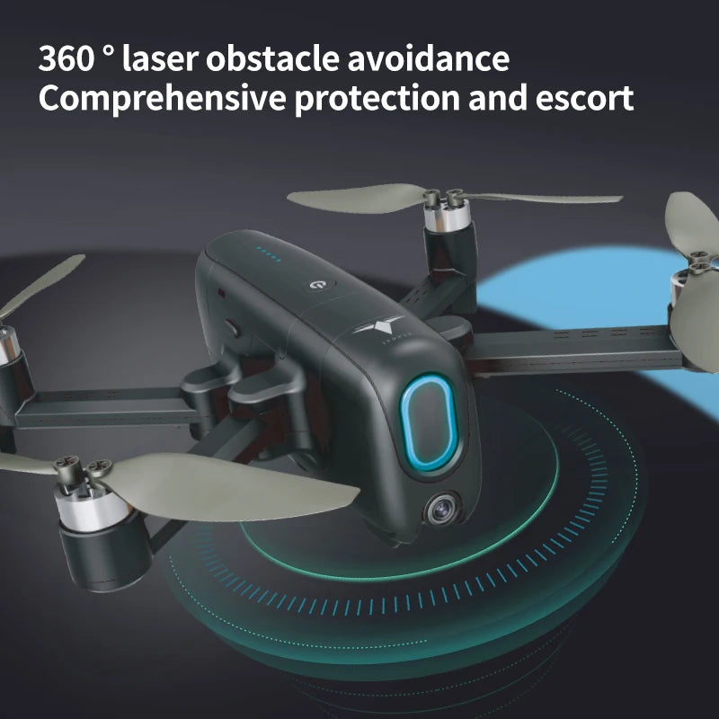 Mini X1 8k Drone With Dual Camera Automatic Obstacle Avoidance Remote Control Drone Portable Gps Optical Flow Localization Dron