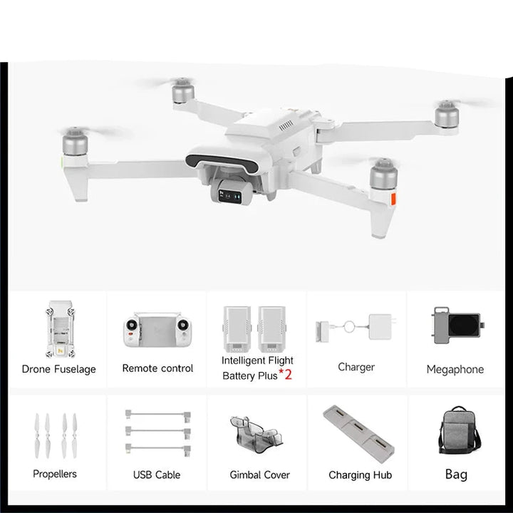 FIMI X8 Tele Max Camera Drone — Dual Sony, 30x Hybrid Zoom, 4K/60fps HDR, 48MP DNG, 20km RokLink 5.0, 47-Min Flight, GPS, FAA/EASA Remote ID