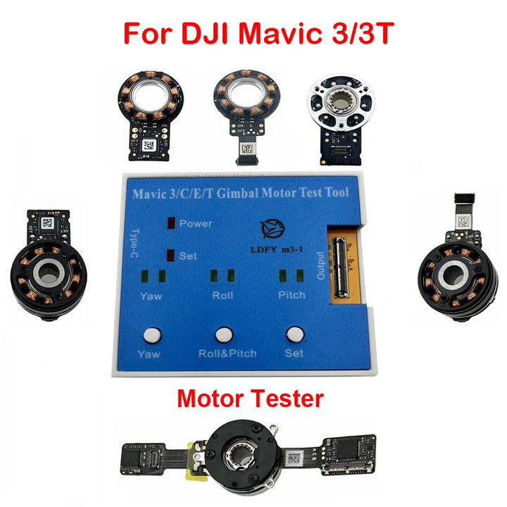 Original Gimbal Pitch/Roll/Yaw Motor For DJI Mavic 3/3T Camera YRP Axis Motors Test Tool Drone Accessories In Stock