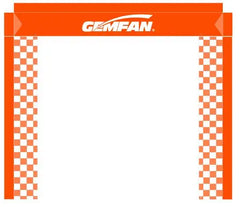 Gemfan 5 × 5 ft FPV Race Gate | Blue or Orange, No Frame