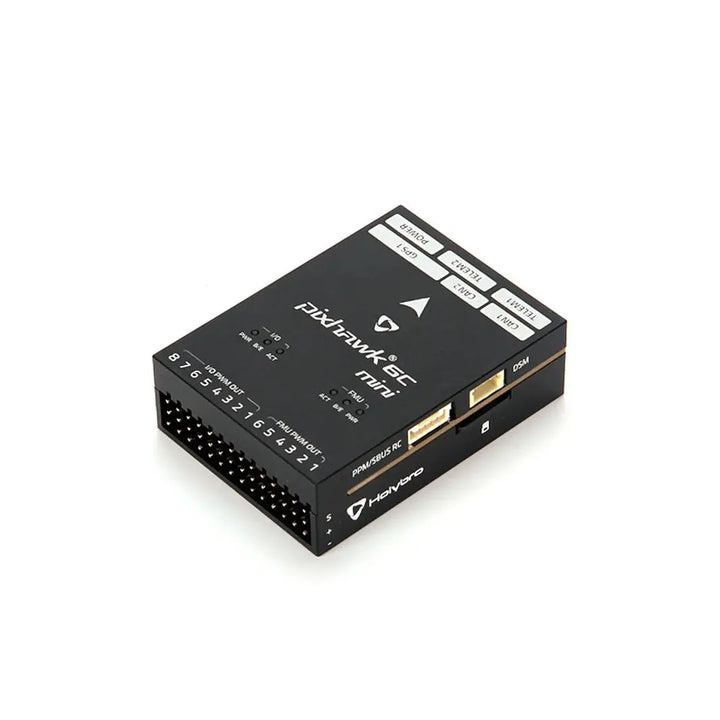 Holybro Pixhawk 6C Mini Flight Controller — Compact FMU v6C, PX4 & ArduPilot, Optional PM02/PM06 Power Module & M9N/M10 GPS