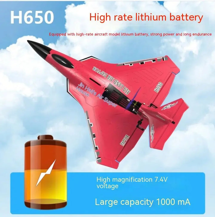 H650 RC Planes 6CH Brushless Motor Remote Control Airplanes 650mm Fixed Wing Plane Outdoor Toys Drone Toys for Boys for Adults