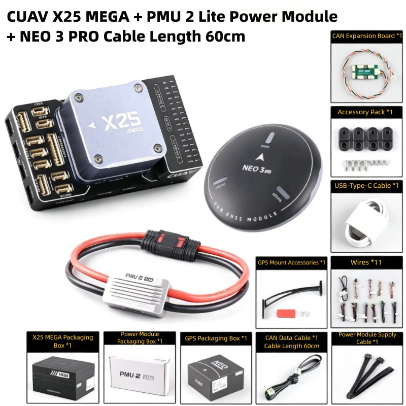 CUAV X25 MEGA Industrial ArduPilot/PX4 Flight Controller