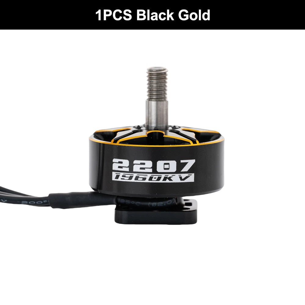 BZGNSS Chuanyun Series 2207 1960KV Brushless Motor — 6S, Turbo-Cooled, 5-Inch FPV Racing & Freestyle