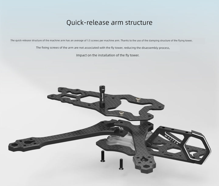 Speedybee Master5 V2 Crossing Machine DJI O3 Digital Unofficial Simulation Picture Transmission 5-Inch FPV Flower Fly
