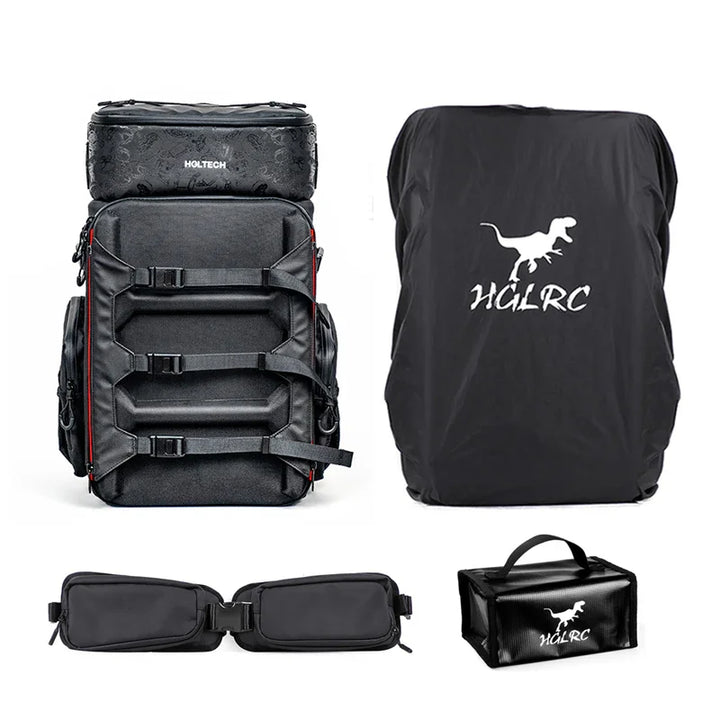 HGLRC FPV Backpack Waterproof Carry Bag 360x260x530mm for Racing Freestyle Drone Transmitter Goggles Accessories