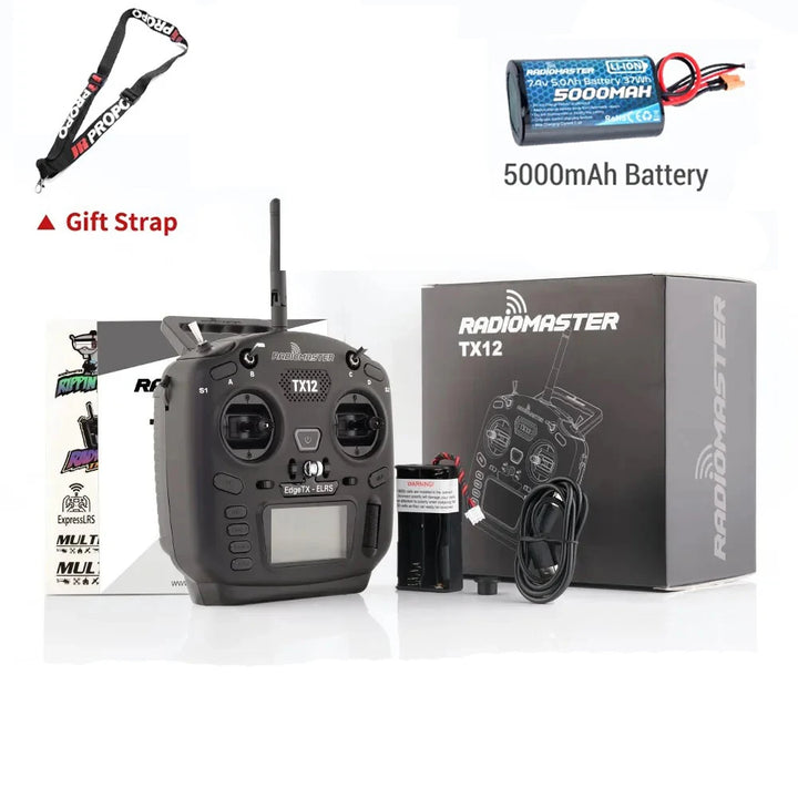 RadioMaster TX12 MKII ELRS Radio - EdgeTX OpenTX 16CH Transmitter