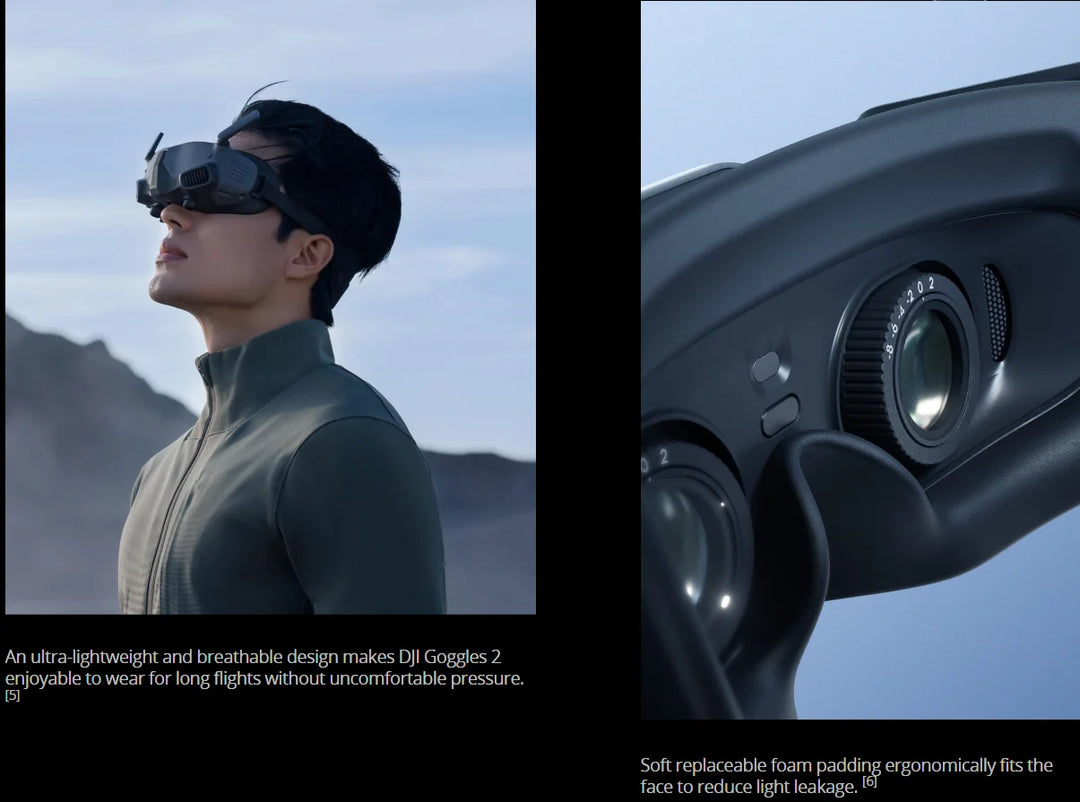 dji goggles v2 update DJI Goggles 2 290g Dual 1080p Micro-OLED Screens 1080p/100fps Transmission 30 ms Latency Wi-Fi Wireless DLNA Protocol In Stock