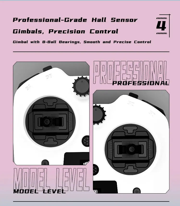 Axisflying ELRS 2.4G Radio Transmitter - 12CH 100mW Hall Sensor Gimbals with HD Color Screen