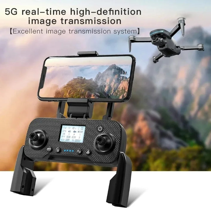 L200 GPS 4K Dual Camera Drone with 2-Axis Gimbal, 25-Min Flight, EIS Stabilization, 3000M Range, Wi-Fi FPV, and Obstacle Avoidance