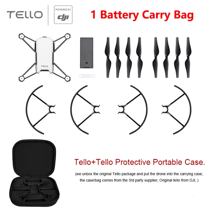 DJI Tello Mini Micro Folding Quadcopter RC Drone WIFI APP Remote Control FPV With 720P Camera Teaching Copter DIY SDK Develop