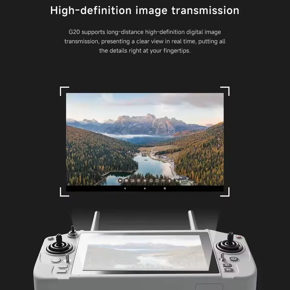 Skydroid G20 Handheld Ground Station — 30km, Dual-Band 2.4/5.8GHz, 7" HD, 6nm Processor