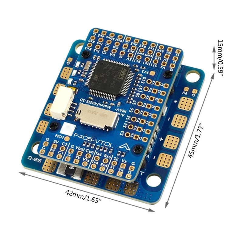 MATEKSYS Matek System F405-VTOL Flight Controllers Build-in OSD Support 2-6S