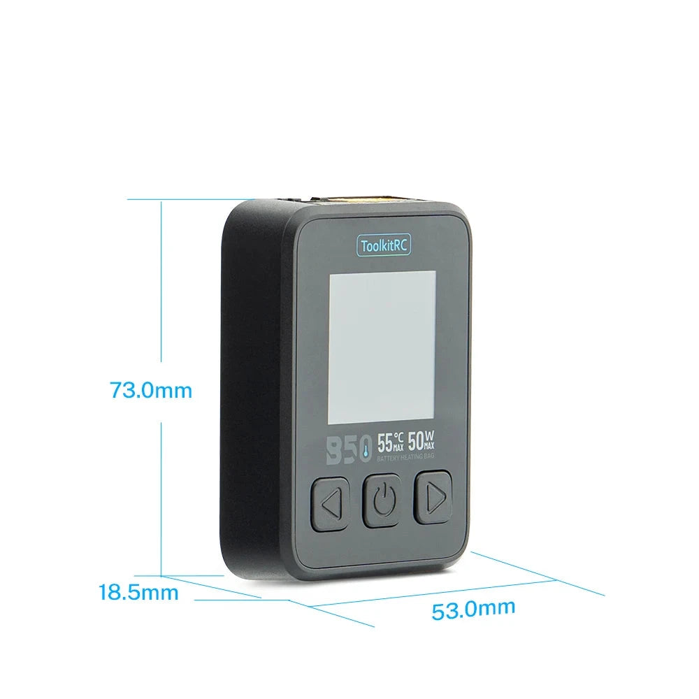 ToolkitRC B50 Battery Heater & 50W Quick Charger