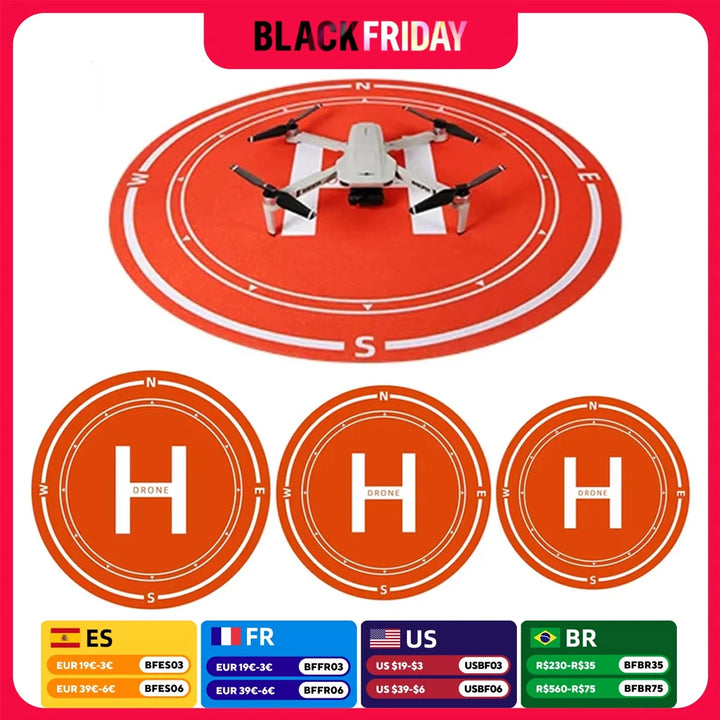 Drone Landing Pad Waterproof Fast-Fold Helipad for DJI NEO/Mavic 3/Pro Air 2s/Mavic Air 2 Mini 4 3 Pro Mini 2/SE Mavic 2 Pro