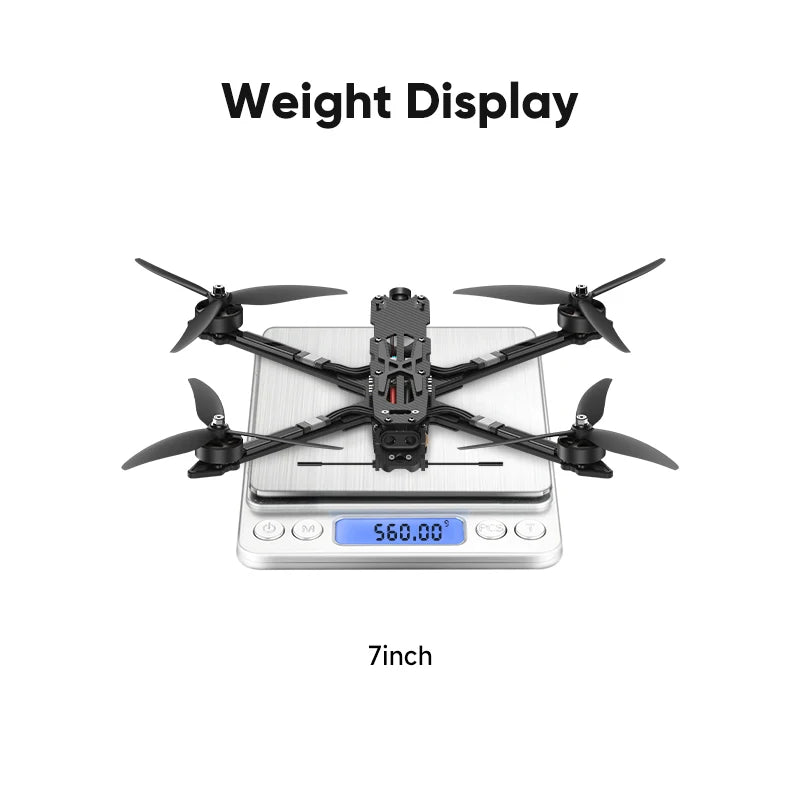 SL Airforce SL-X07M 7" Long-Range FPV Drone — 2807 Motors, 60A ESC, ELRS 915MHz, 5.8G 3W VTX, T300 Carbon Fiber