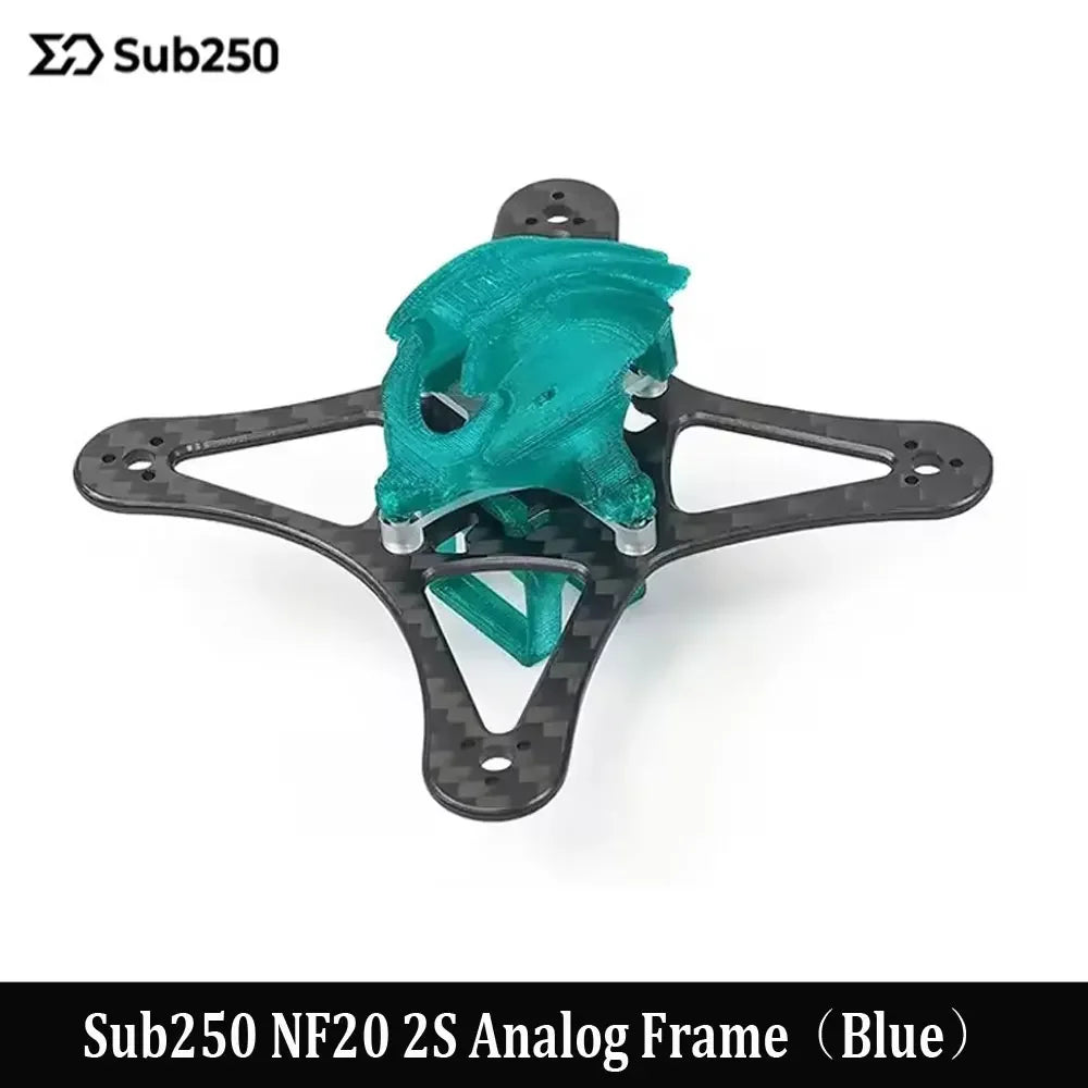 Sub250 Nanofly20 2S FPV Drone Accessories with Battery Holder/HD Analog Version Frame Compatible with AVATAR HDzero VTX