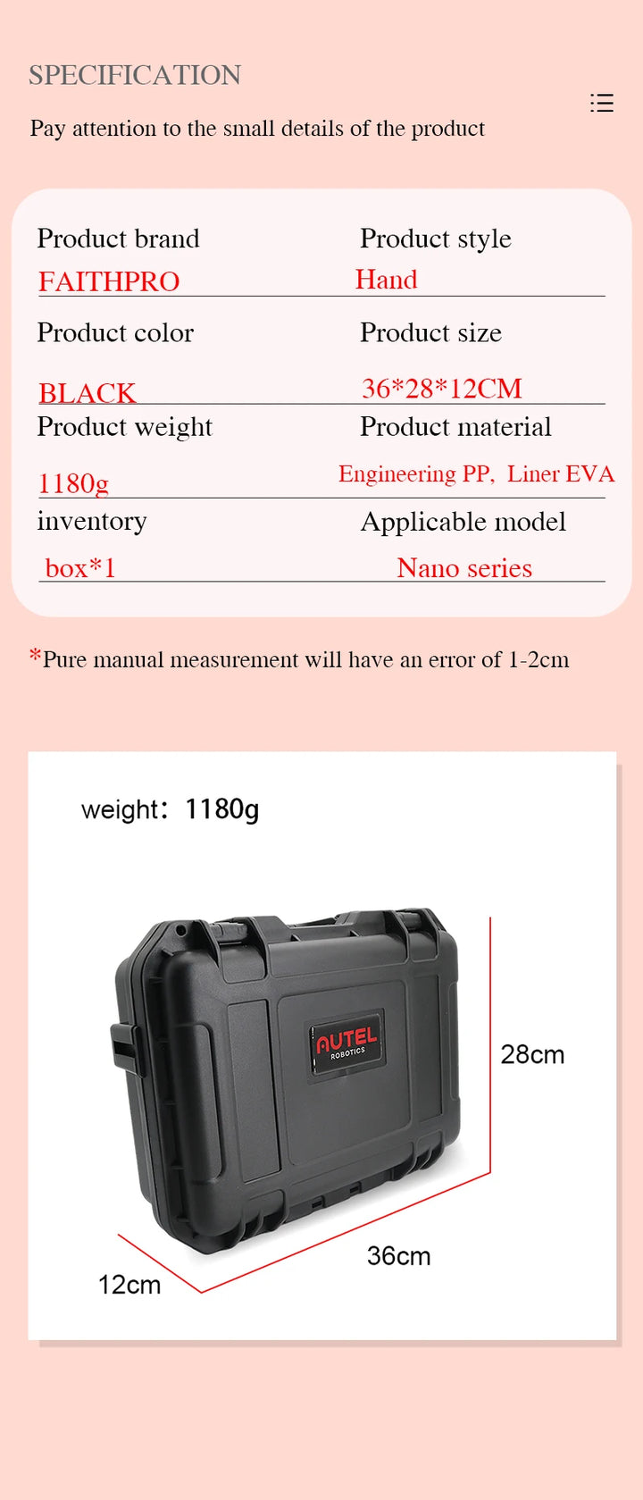 Autel Robotics EVO Nano/Nano Plus Battery/ Remote Control/ Propellers/ Charger/ Gimbal Cover/ Suitcase Parts RC Drone Access