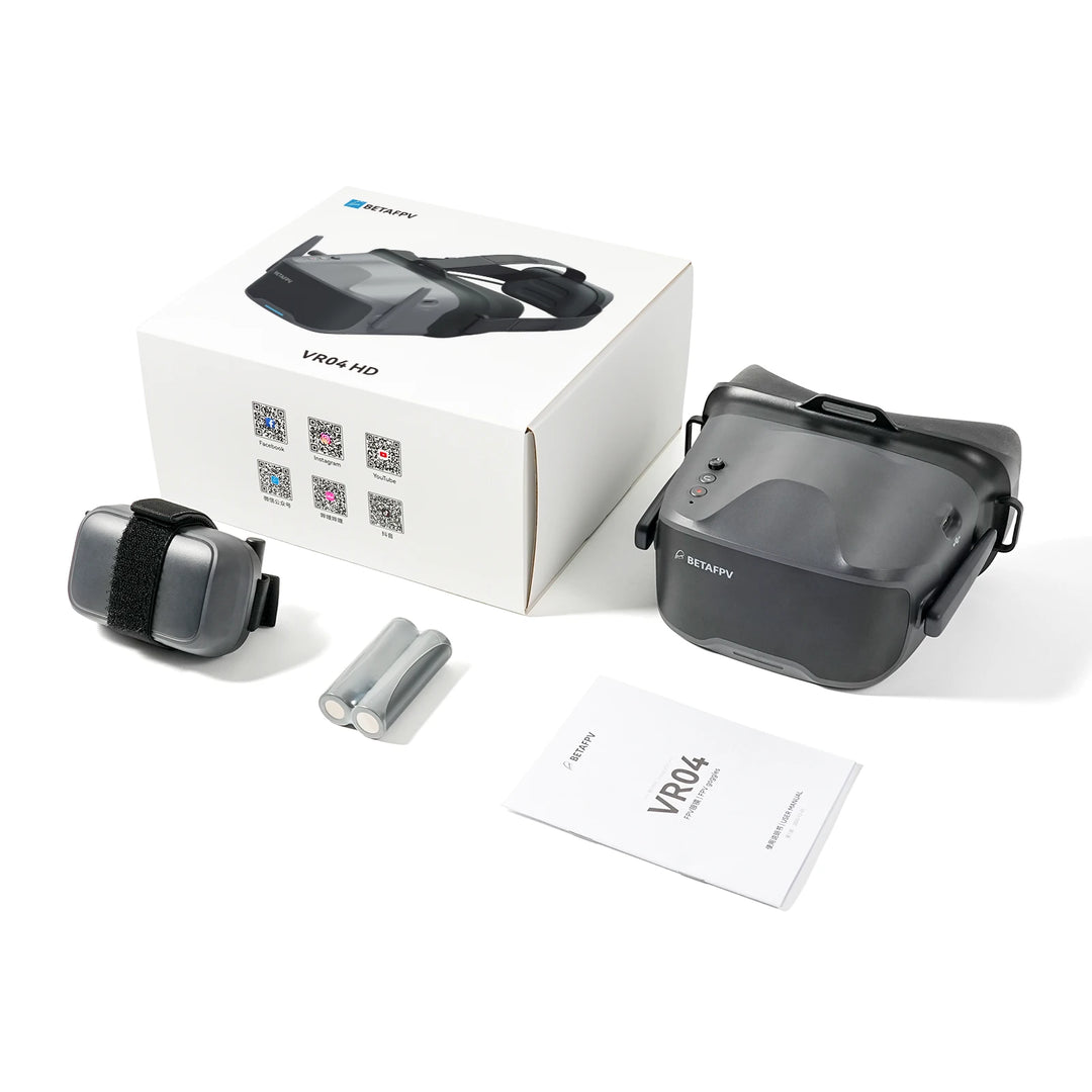 BETAFPV VR04 FPV Goggles HD Version - Digital FPV Headset for Aquila20 Racing Drone