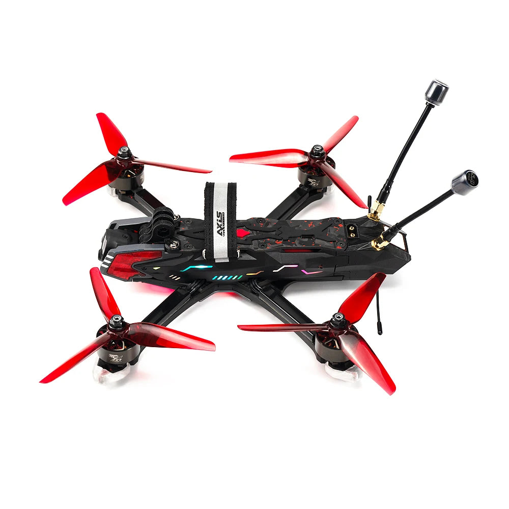 Axisflying Manta 5 Pro 5" FPV Drone — 6S, F745 AIO, 40A ESC, 2650KV, DJI O4 Pro, GPS, DC / Squashed X Frame