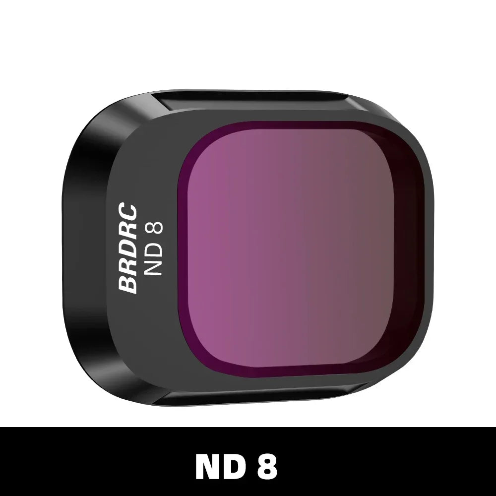 BRDRC Lens Filters for DJI Mini 4 Pro - UV CPL ND8/16/32/64 ND-PL Set